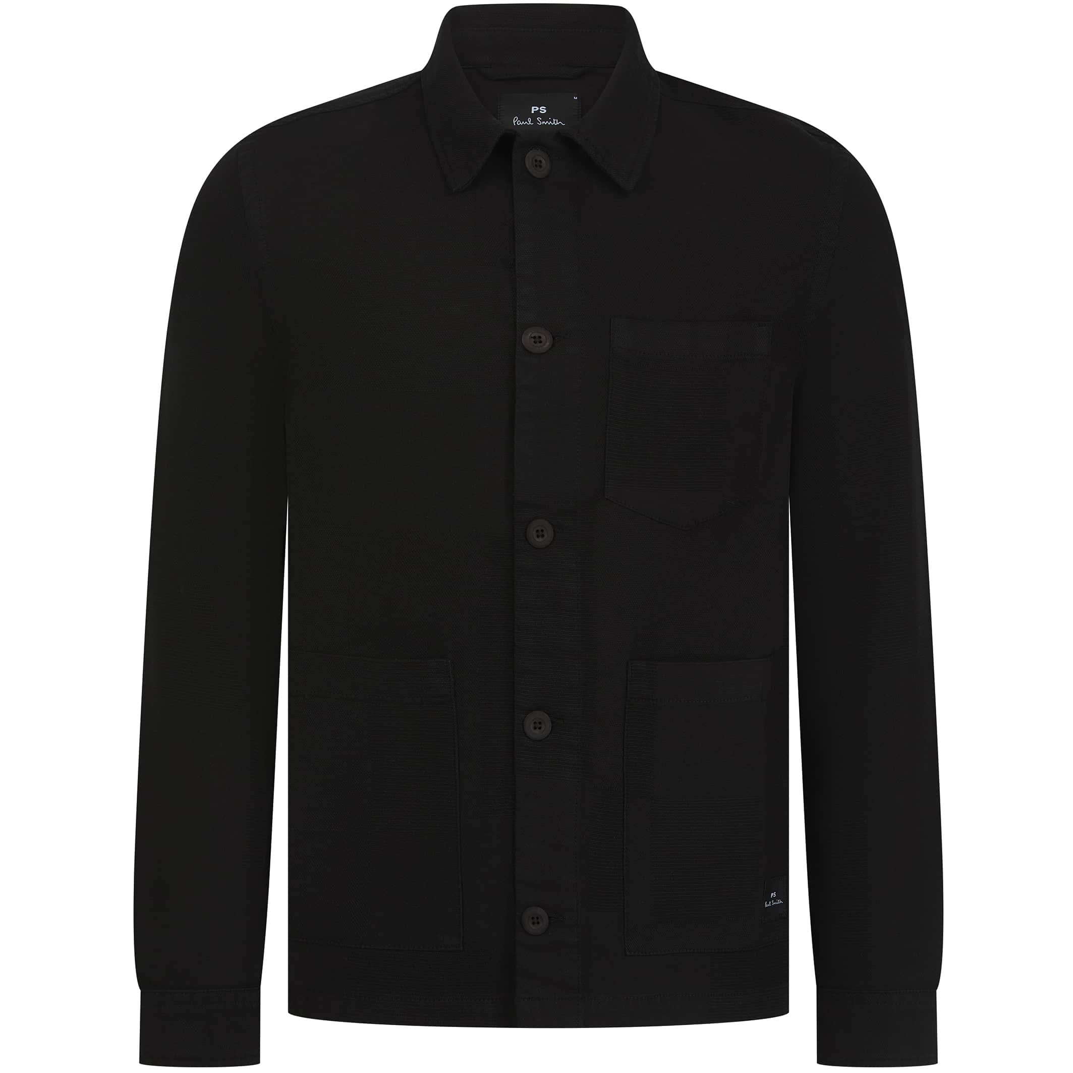 PAUL SMITH MONO-PATCHWORK OVERSHIRT