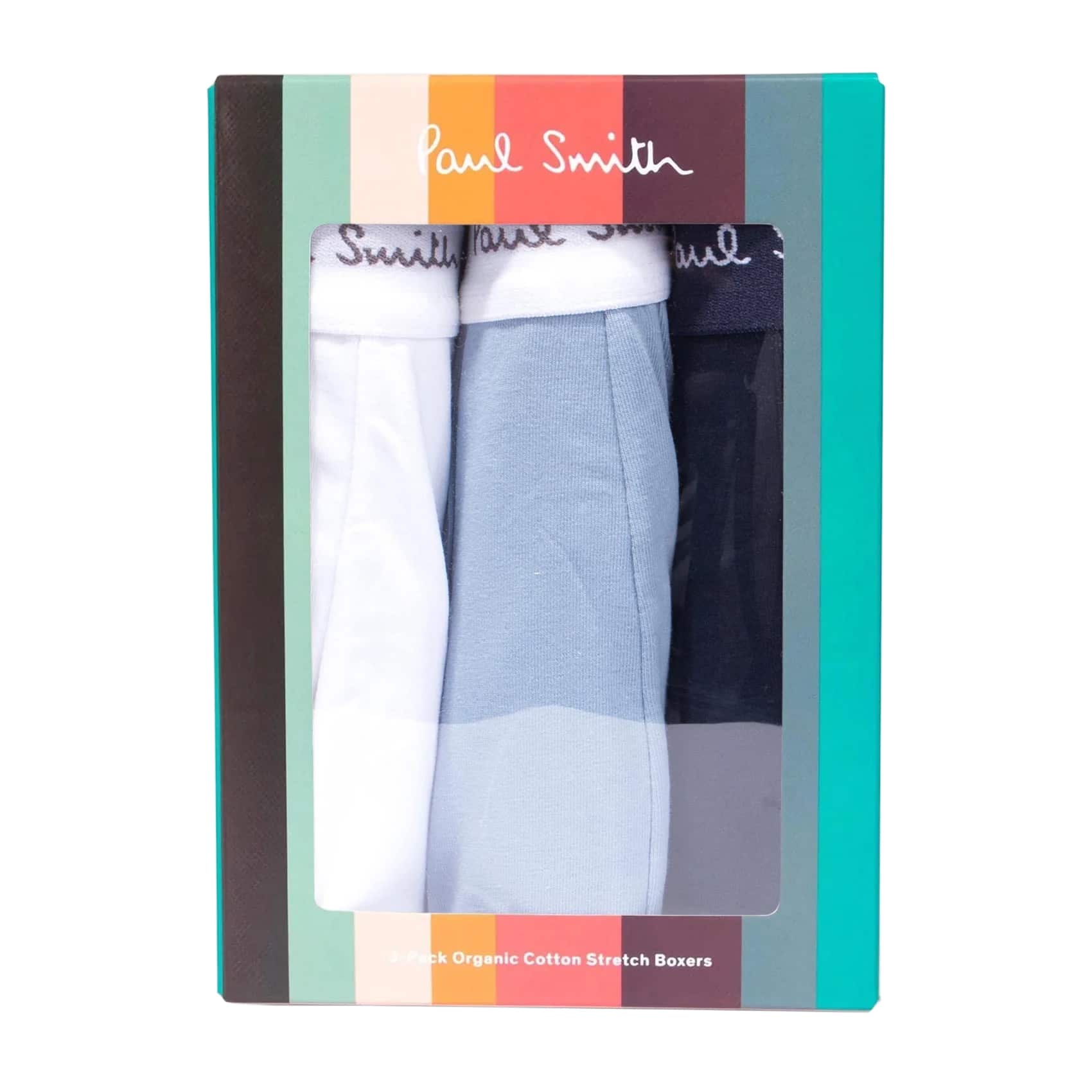 PAUL SMITH PLAIN MIXED 3 PACK TRUNKS - Image 2