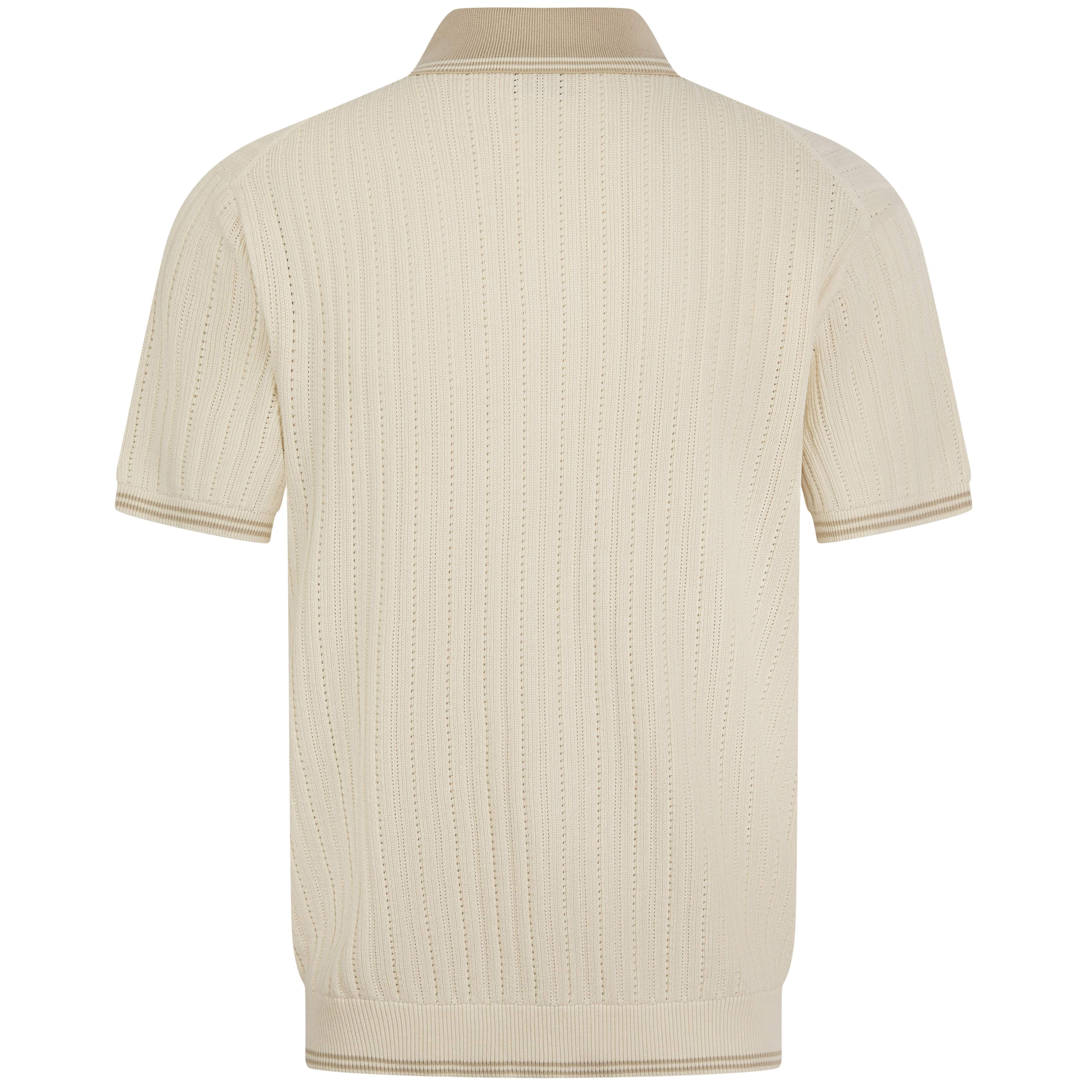 PAUL SMITH RIB KNIT POLO SHIRT - Image 2