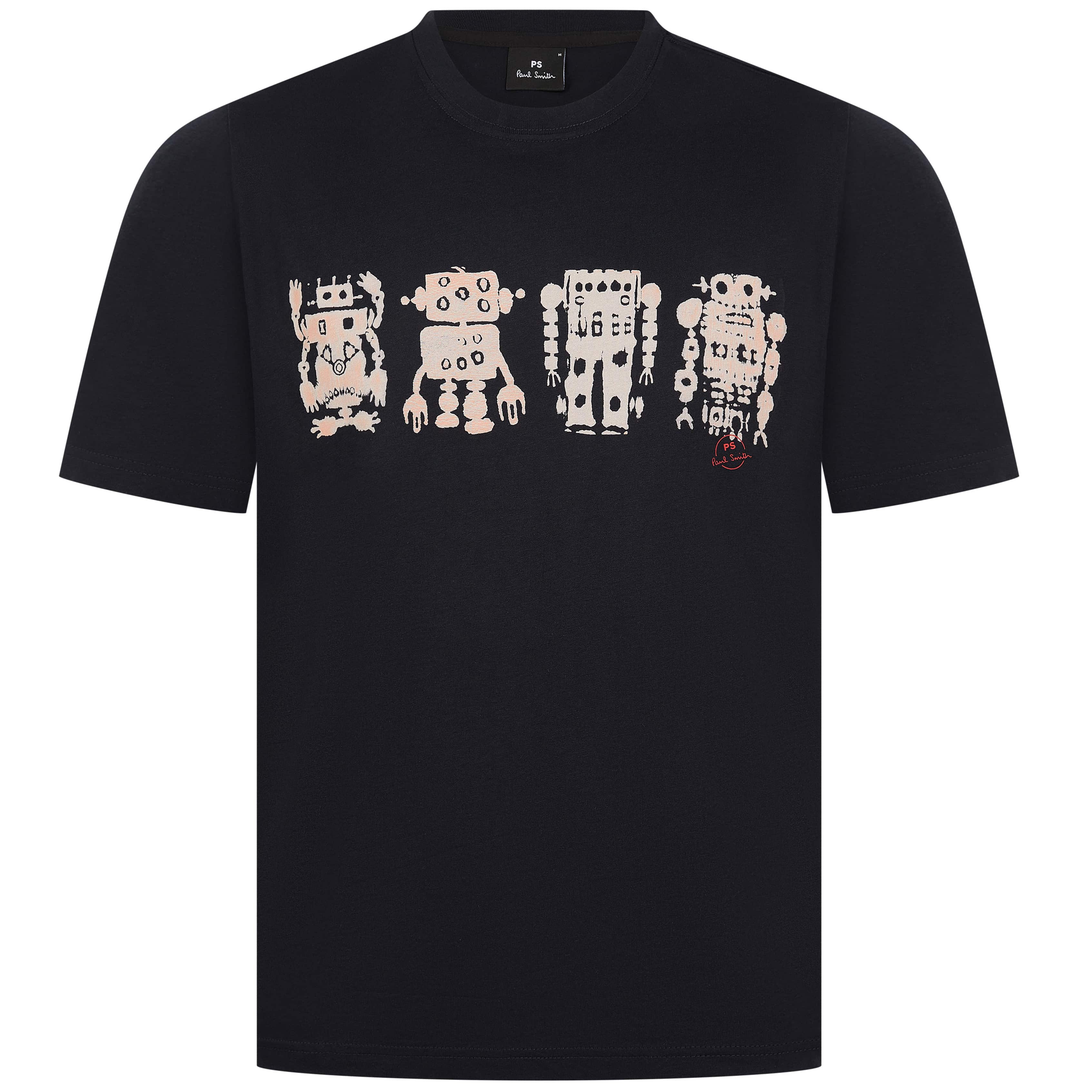 PAUL SMITH ROBOT SCREEN PRINT T-SHIRT