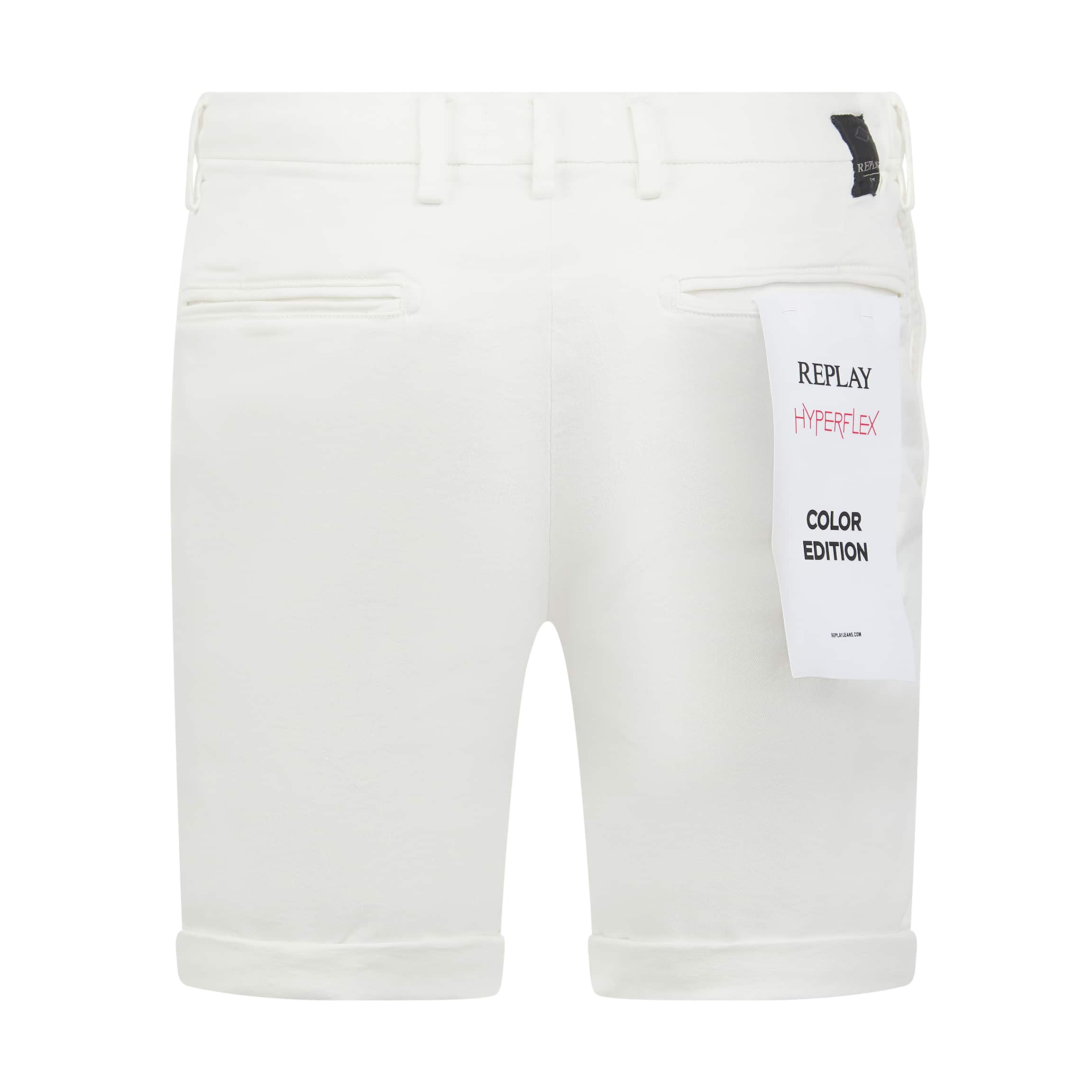 REPLAY BENNI HYPERFLEX CHINO SHORTS - Image 2