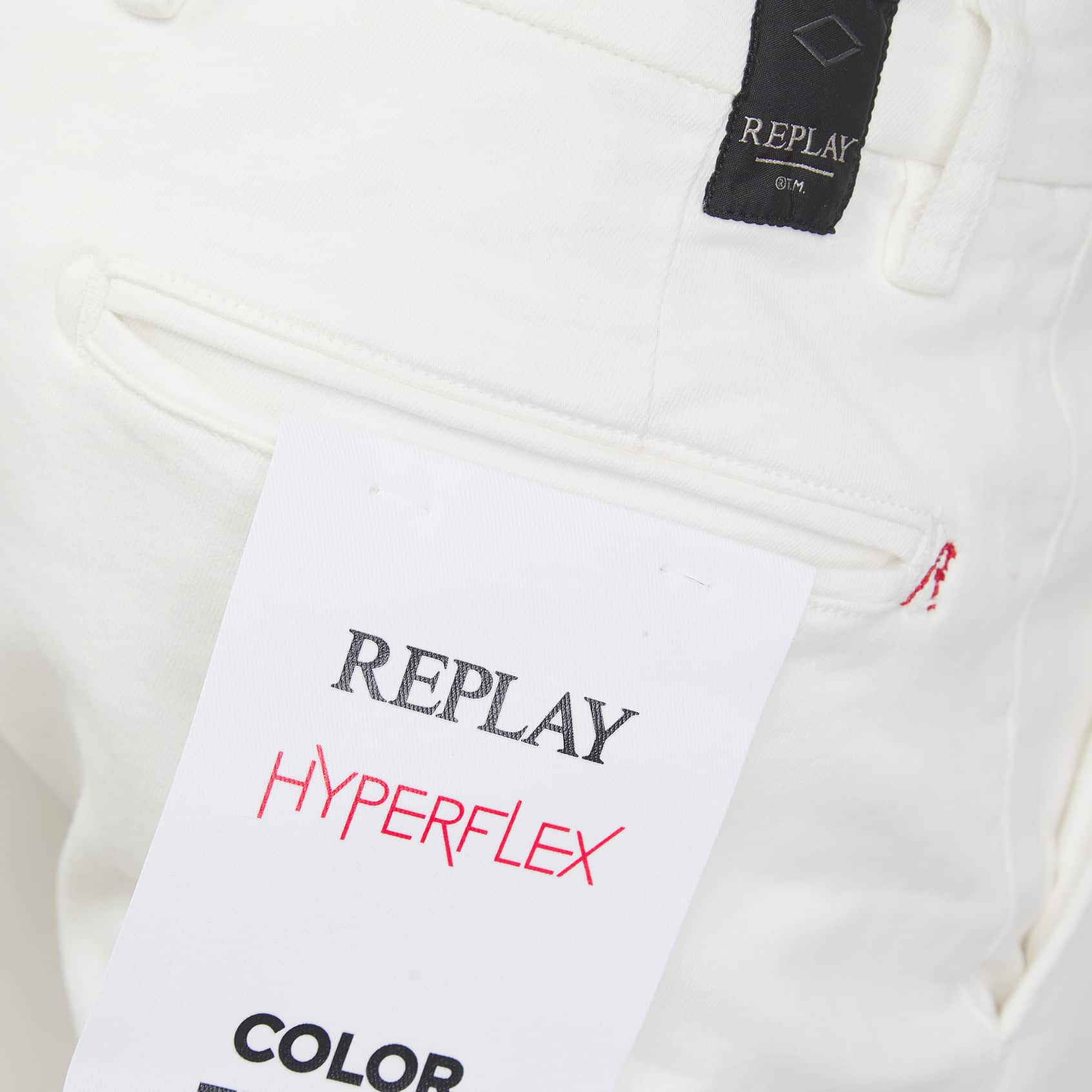 REPLAY BENNI HYPERFLEX CHINO SHORTS - Image 3
