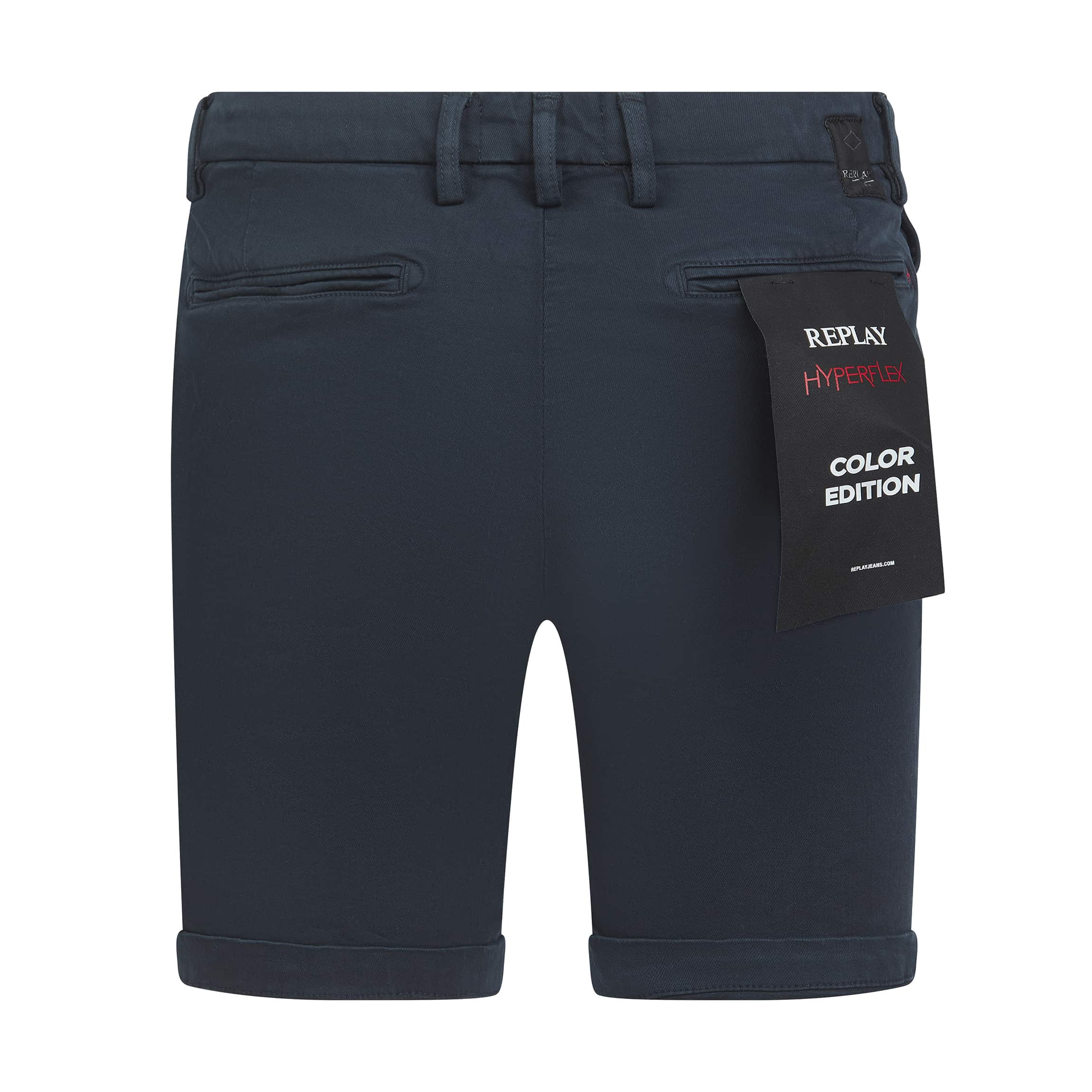 REPLAY BENNI HYPERFLEX CHINO SHORTS - Image 2
