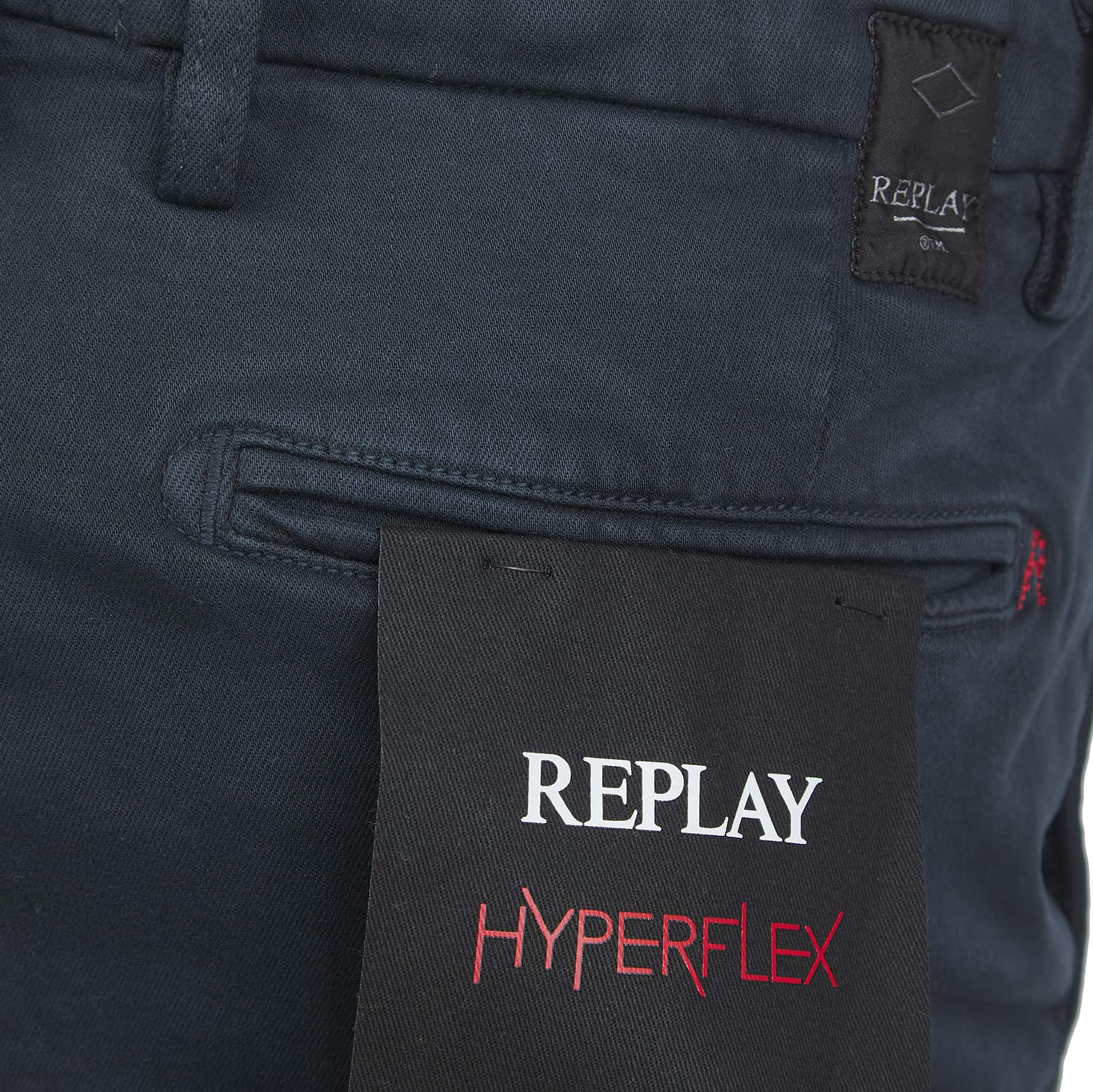 REPLAY BENNI HYPERFLEX CHINO SHORTS - Image 3