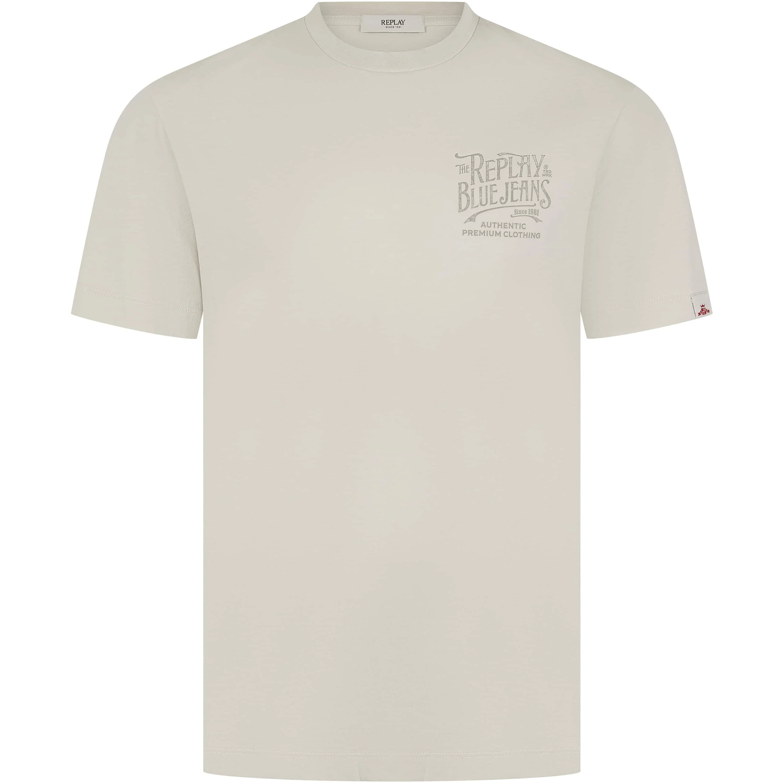 REPLAY DISTRESSED LETTERING T-SHIRT