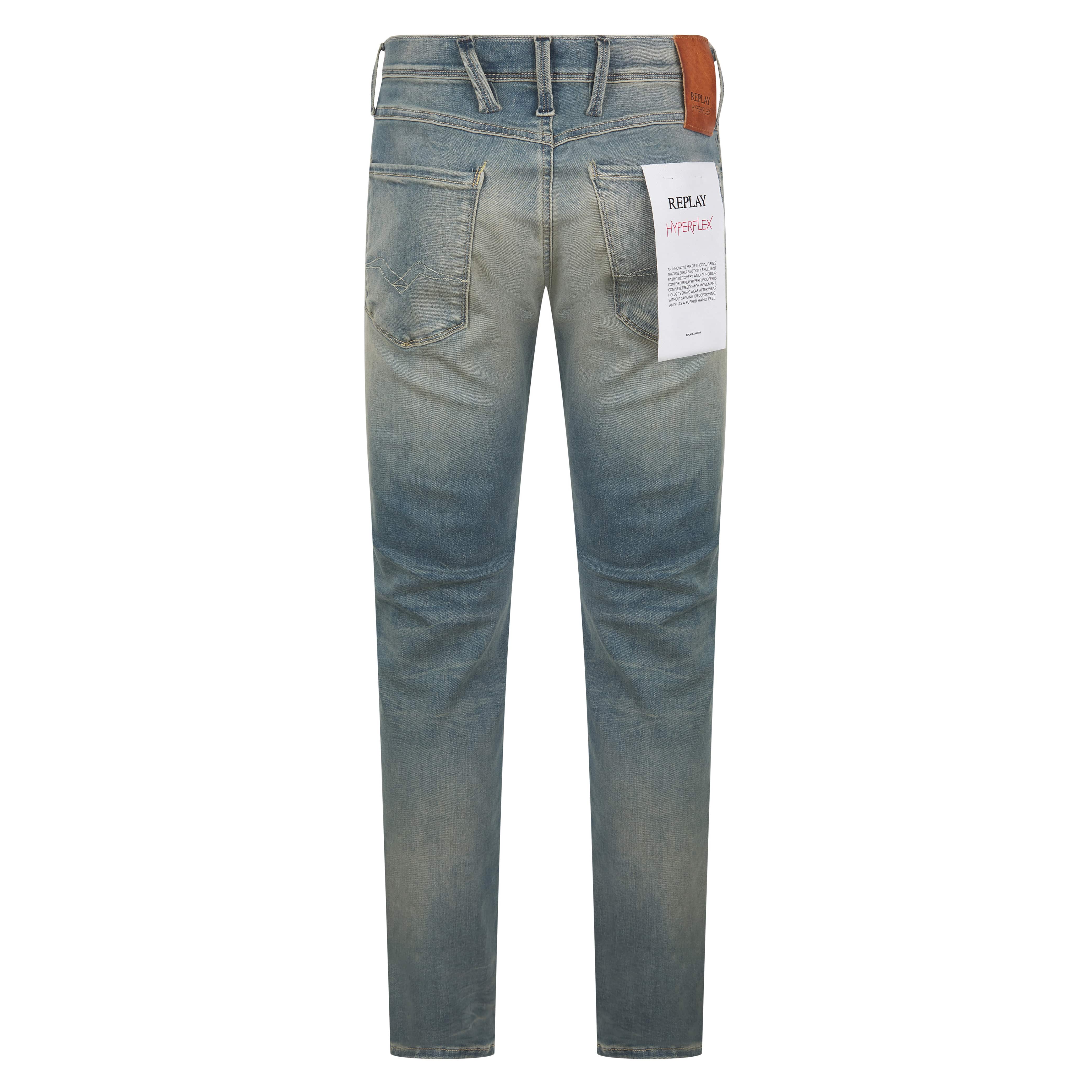 REPLAY HYPERFLEX DUST ANBASS SLIM-FIT JEANS - Image 2