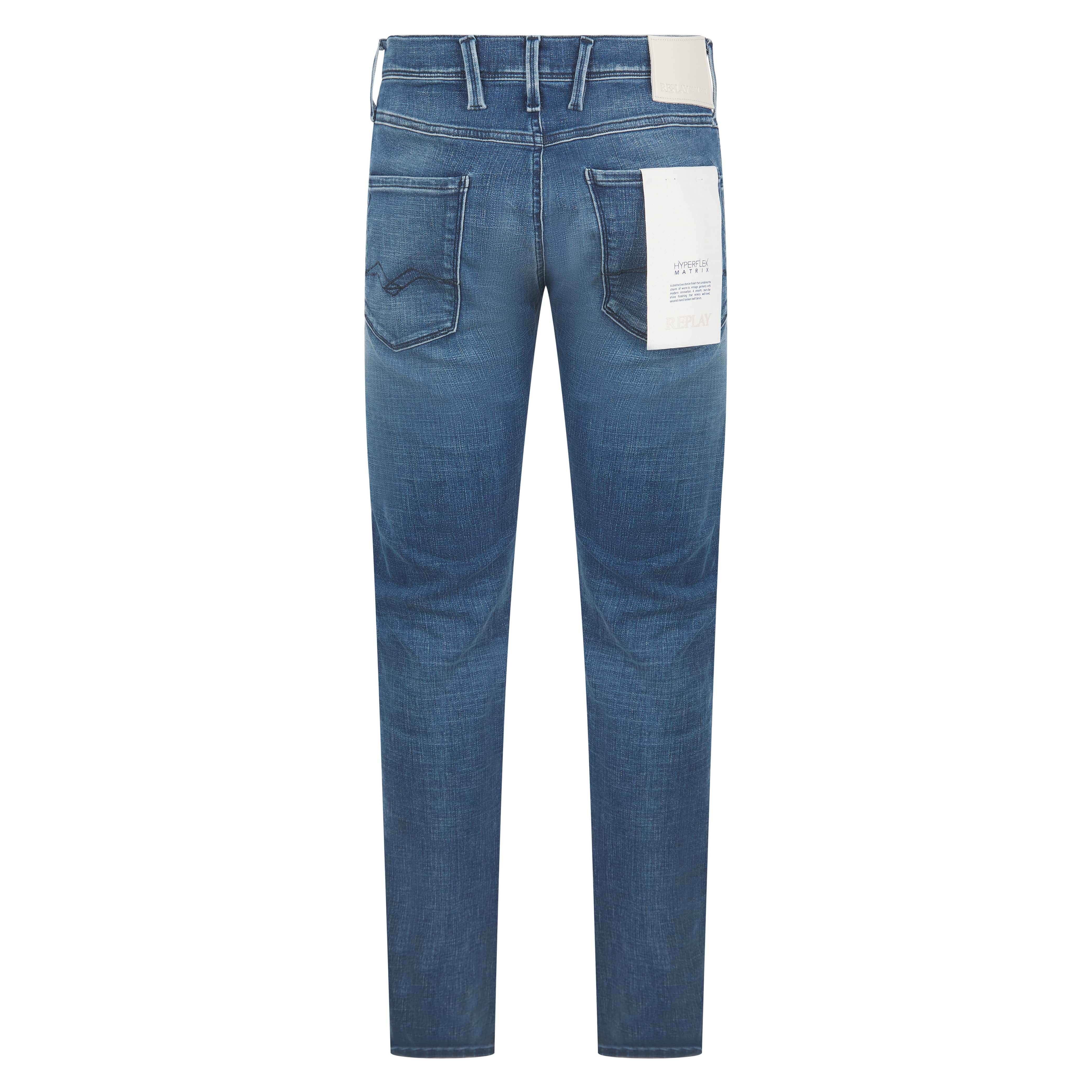 REPLAY HYPERFLEX MATRIX ANBASS SLIM-FIT JEANS - Image 2