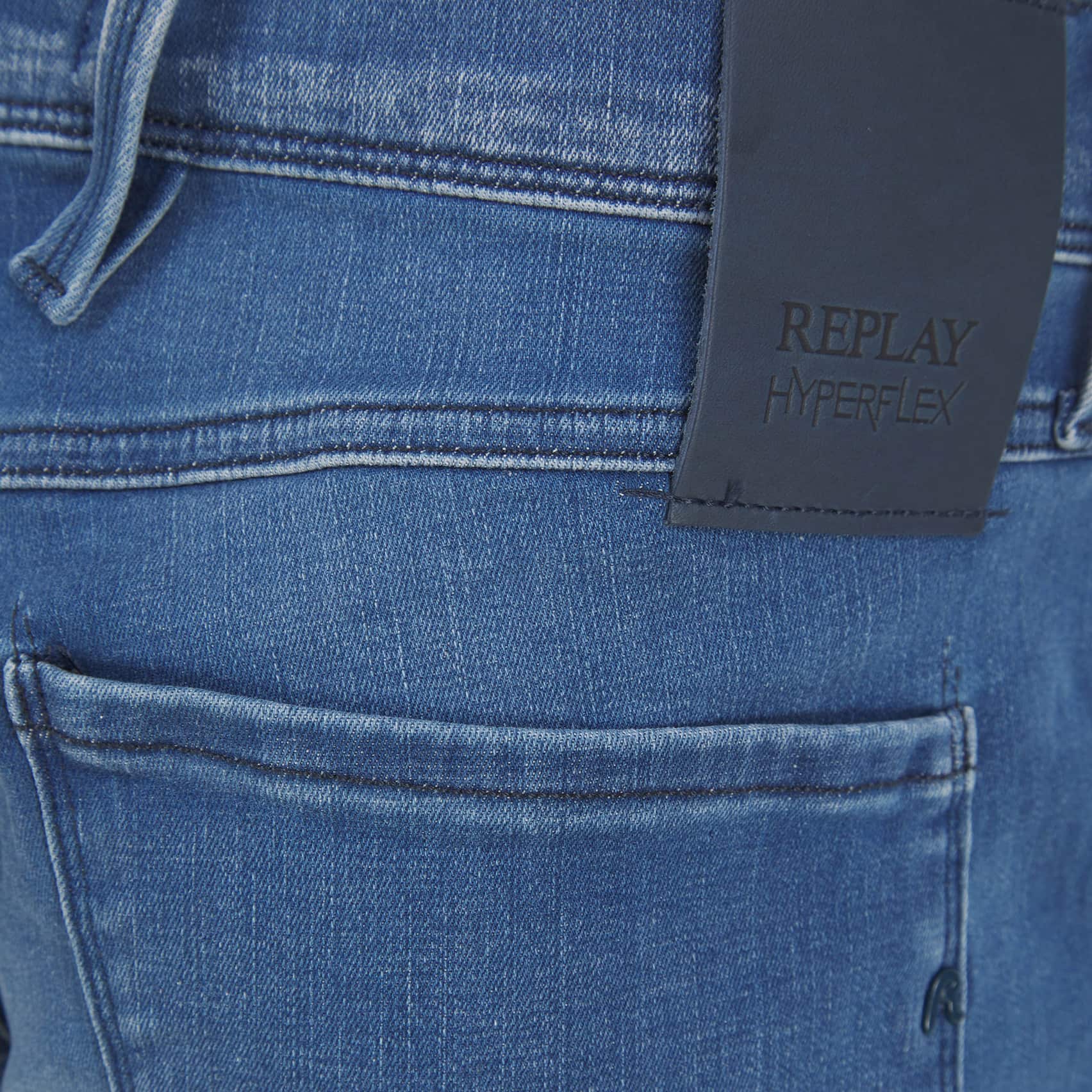 REPLAY HYPERFLEX RE-USED ANBASS SLIM FIT JEANS - Image 3