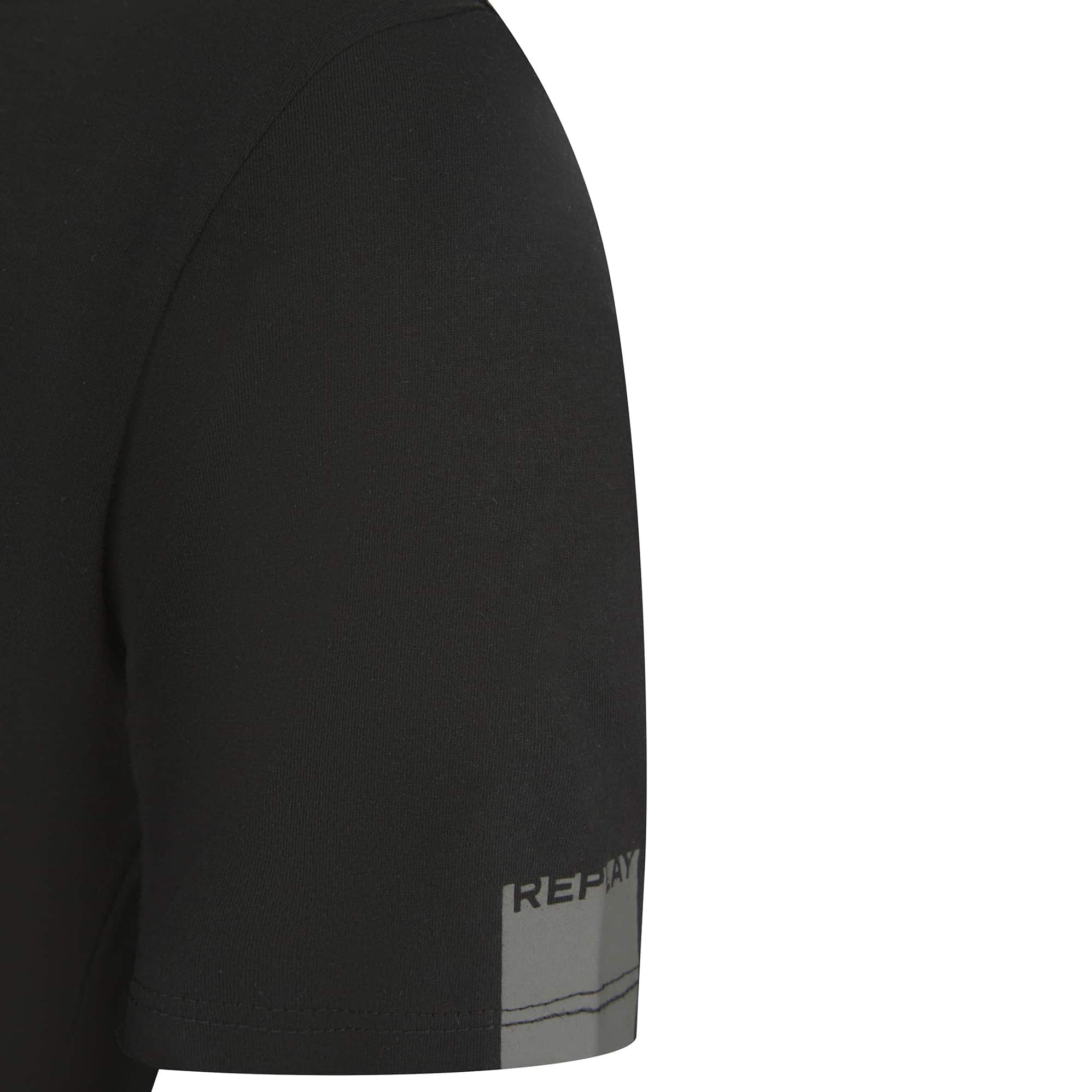 REPLAY RAW CUT JERSEY T-SHIRT - Image 3