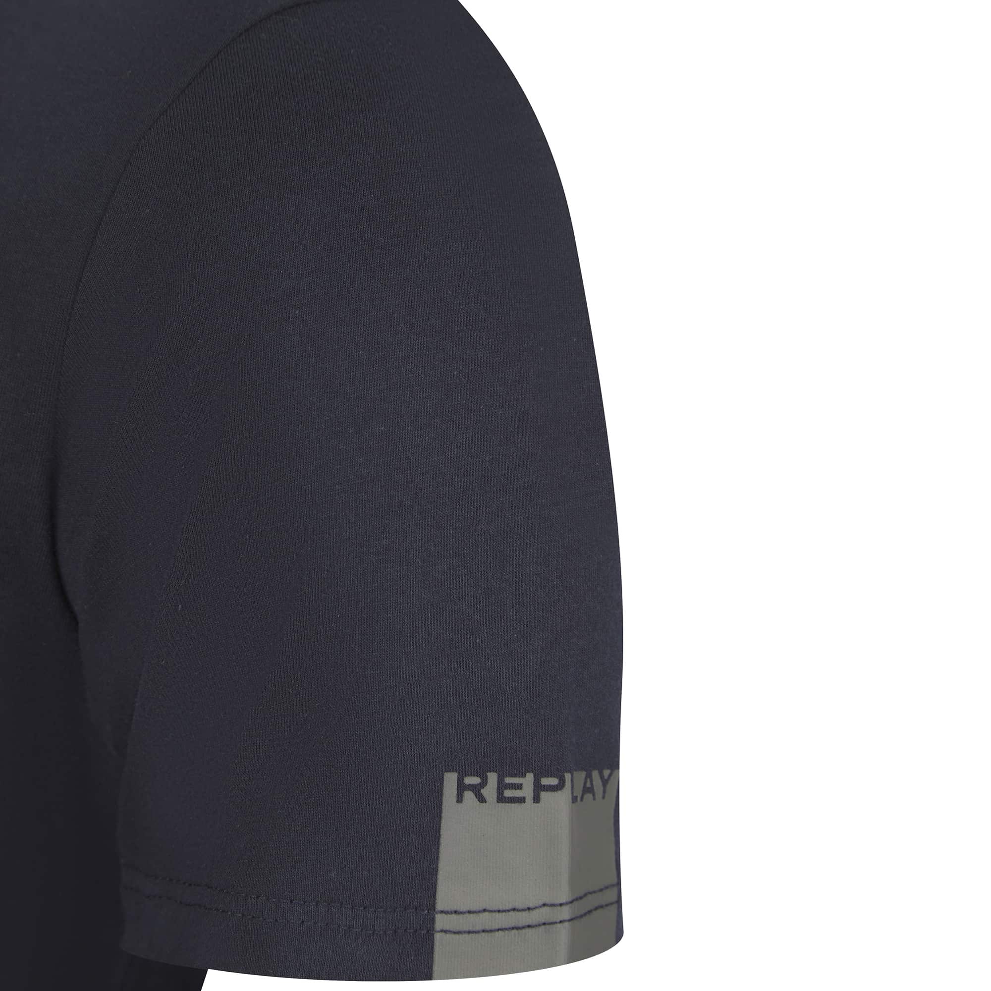 REPLAY RAW CUT JERSEY T-SHIRT - Image 3