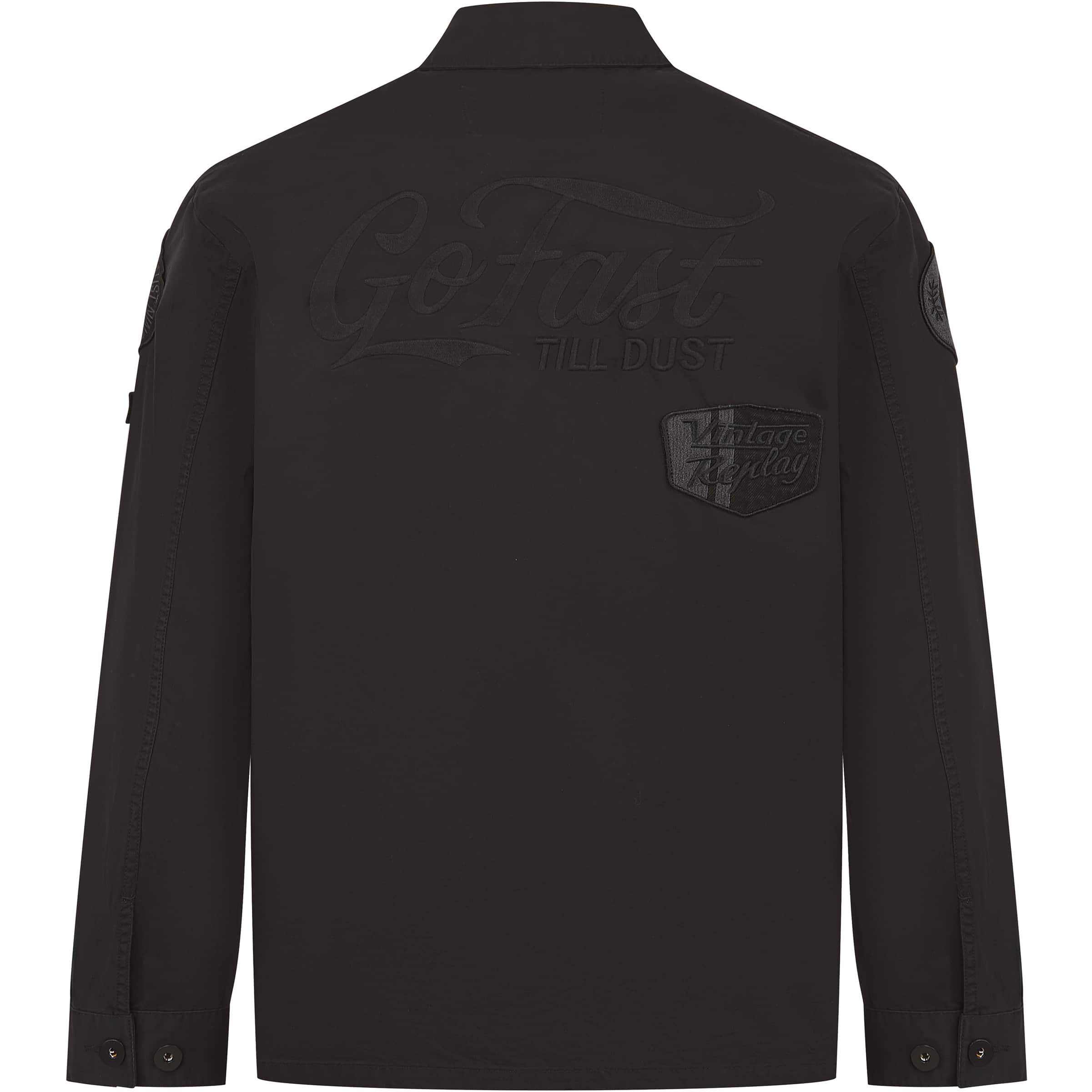 REPLAY REGULAR FIT PATCH OVERSHIRT - Image 2