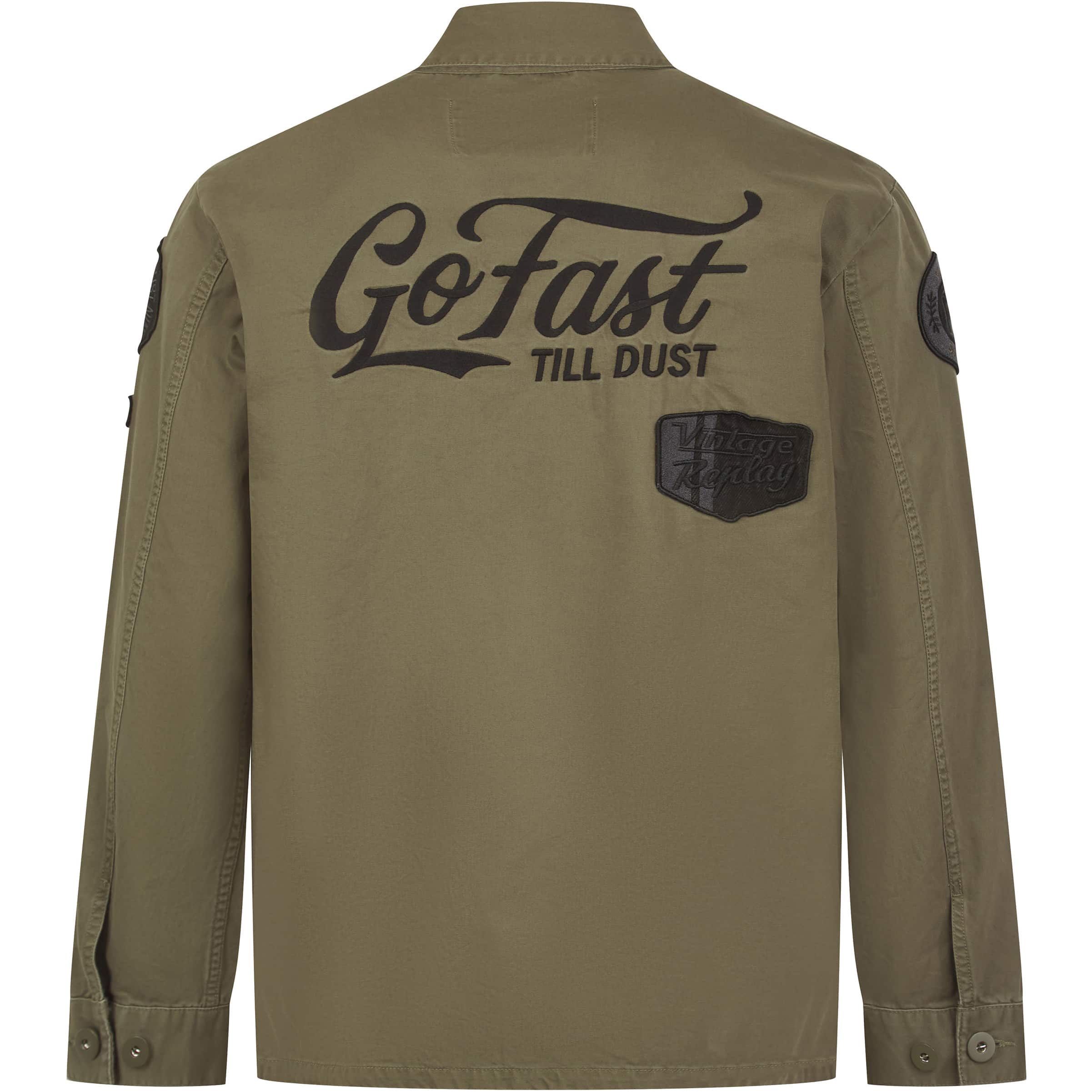 REPLAY REGULAR FIT PATCH OVERSHIRT - Image 2