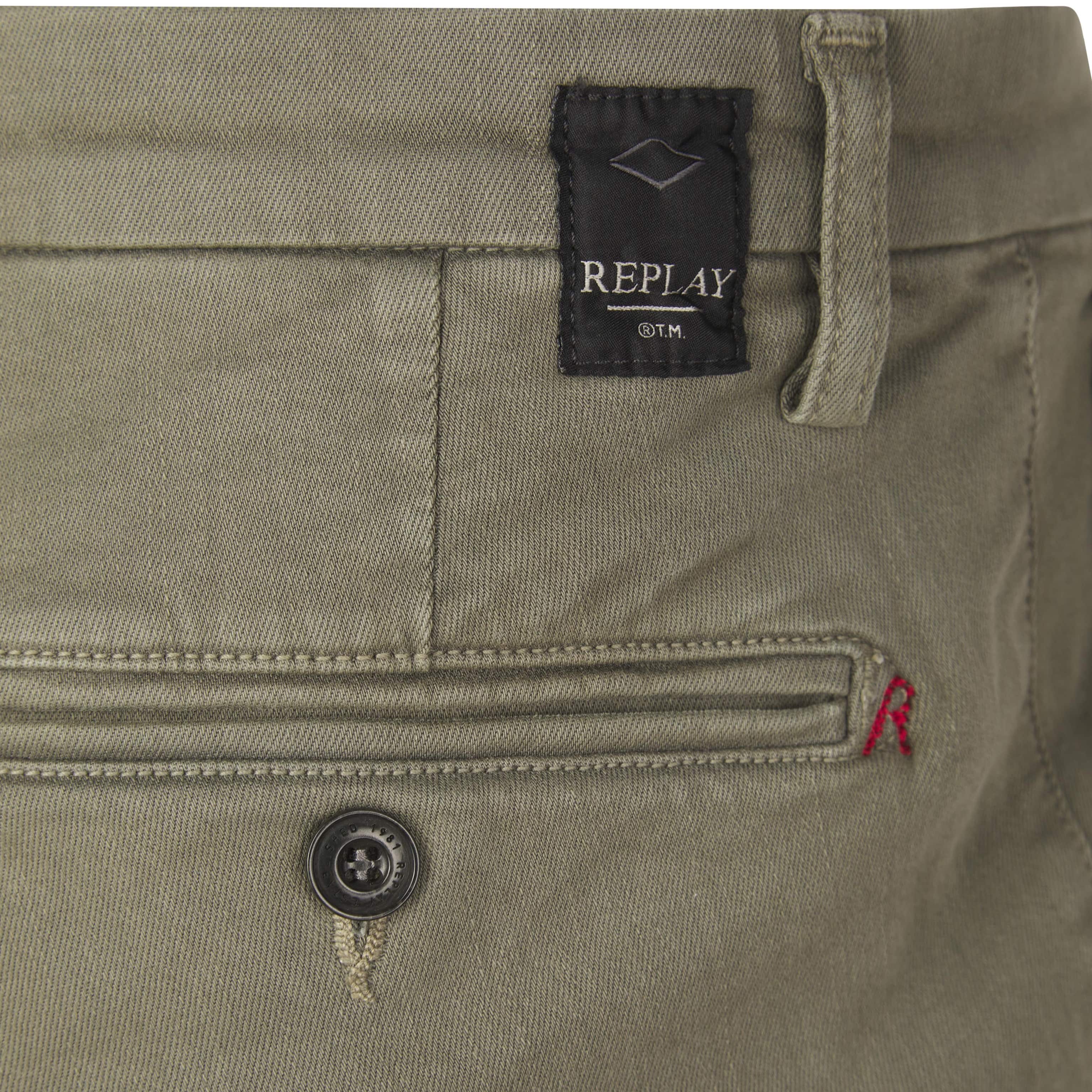 REPLAY ZEUMAR SLIM-FIT CHINO TROUSERS - Image 3