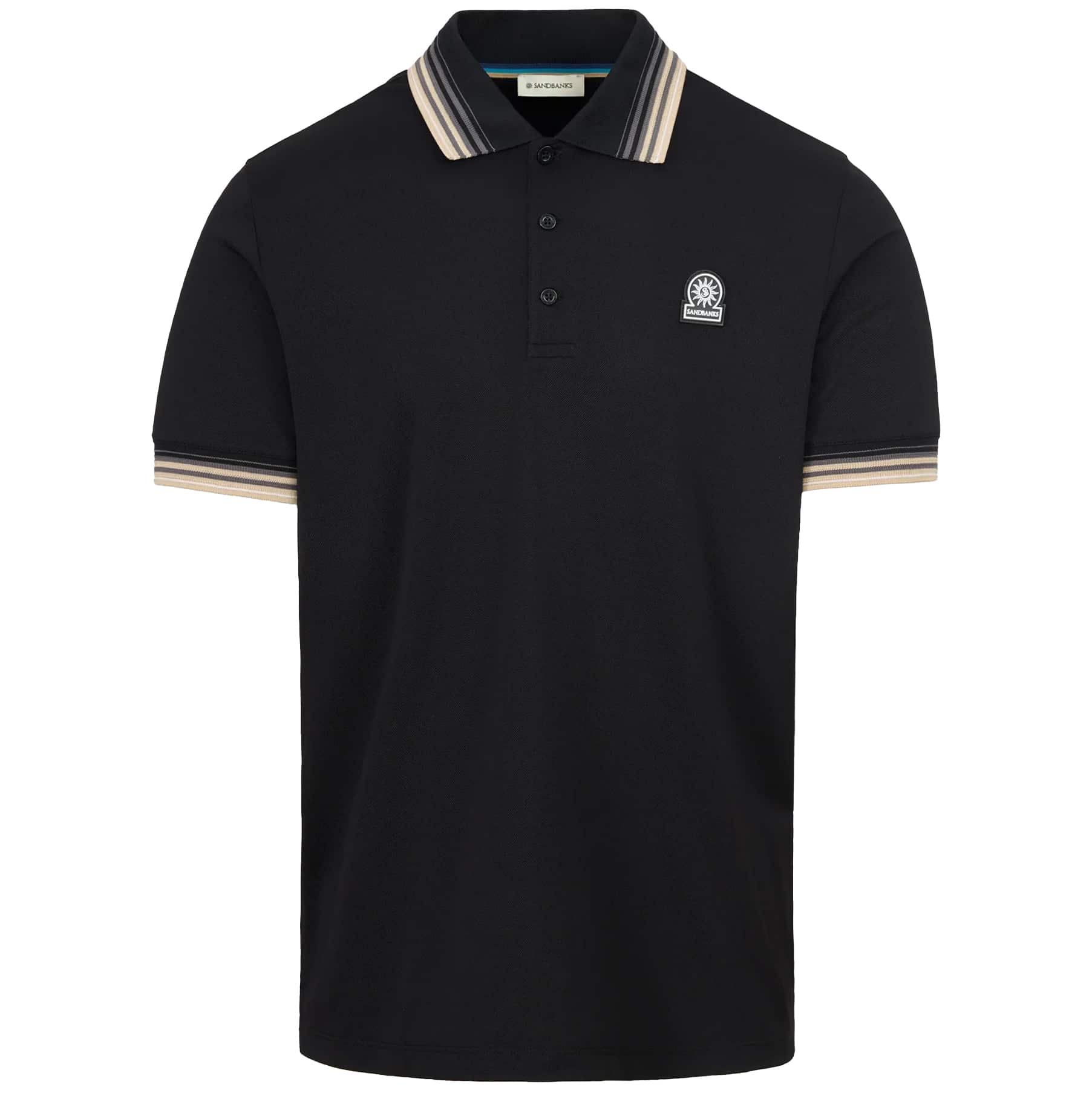 SANDBANKS GRADIENT RIB POLO SHIRT