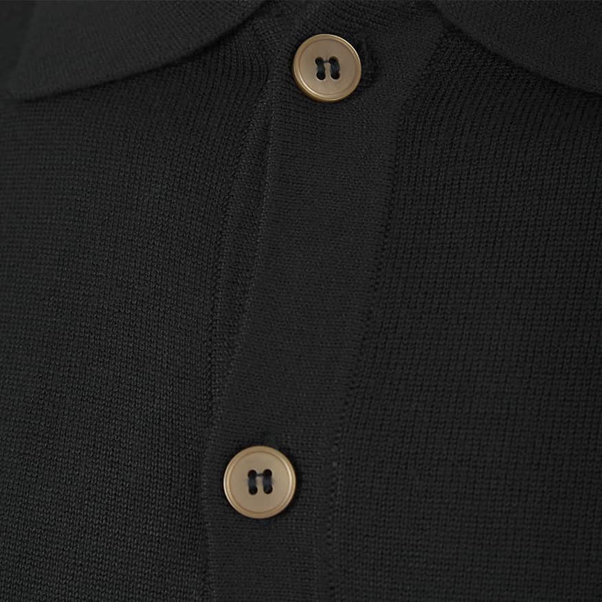 SEINSE COLLARED BUTTON KNIT CARDIGAN - Image 3