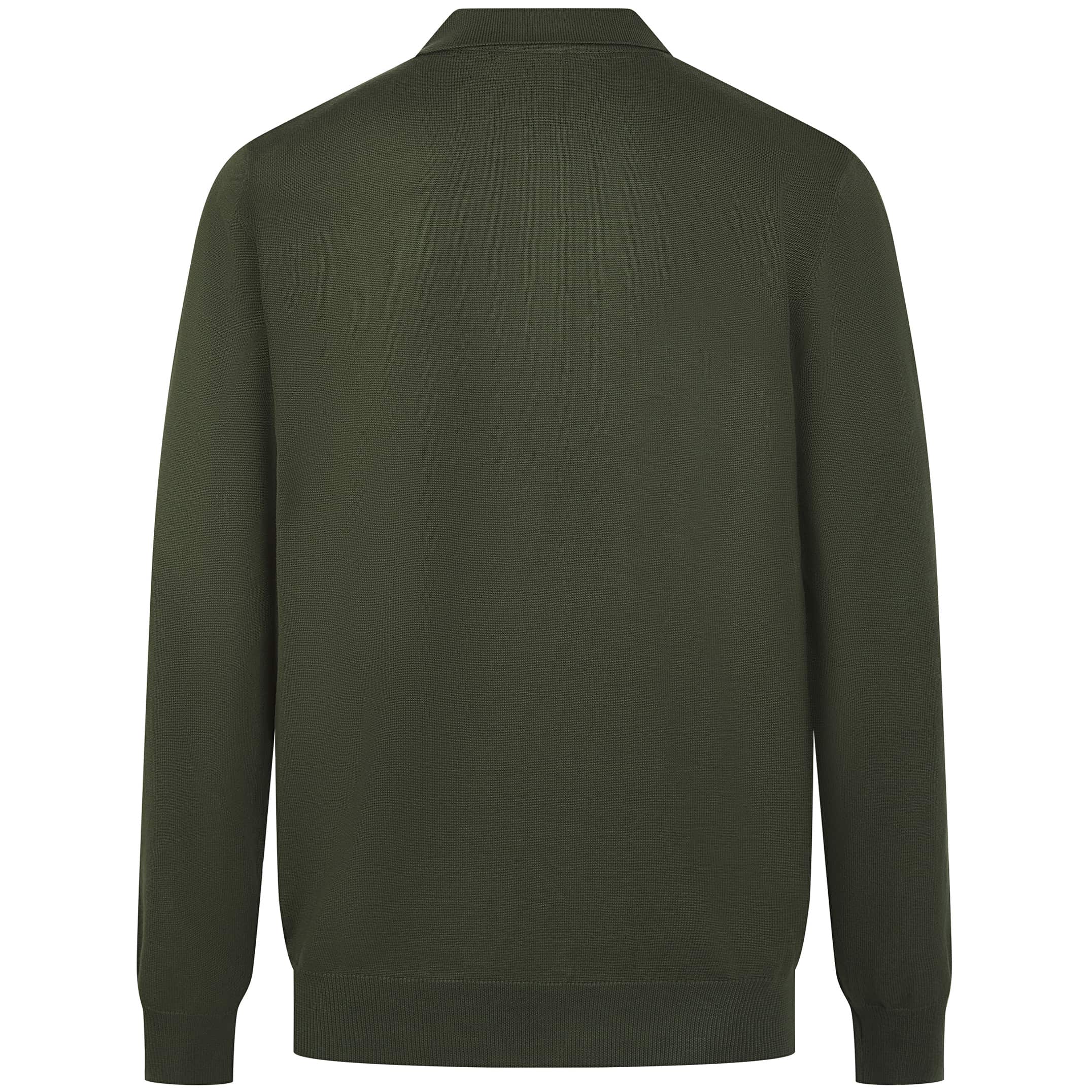 SEINSE LONG SLEEVE KNIT POLO SHIRT - Image 2