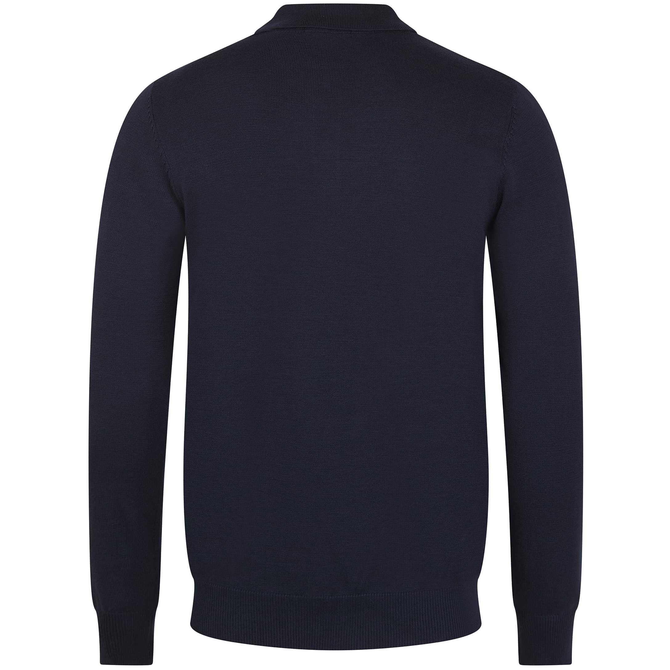 SEINSE LONG SLEEVE KNIT POLO SHIRT - Image 2