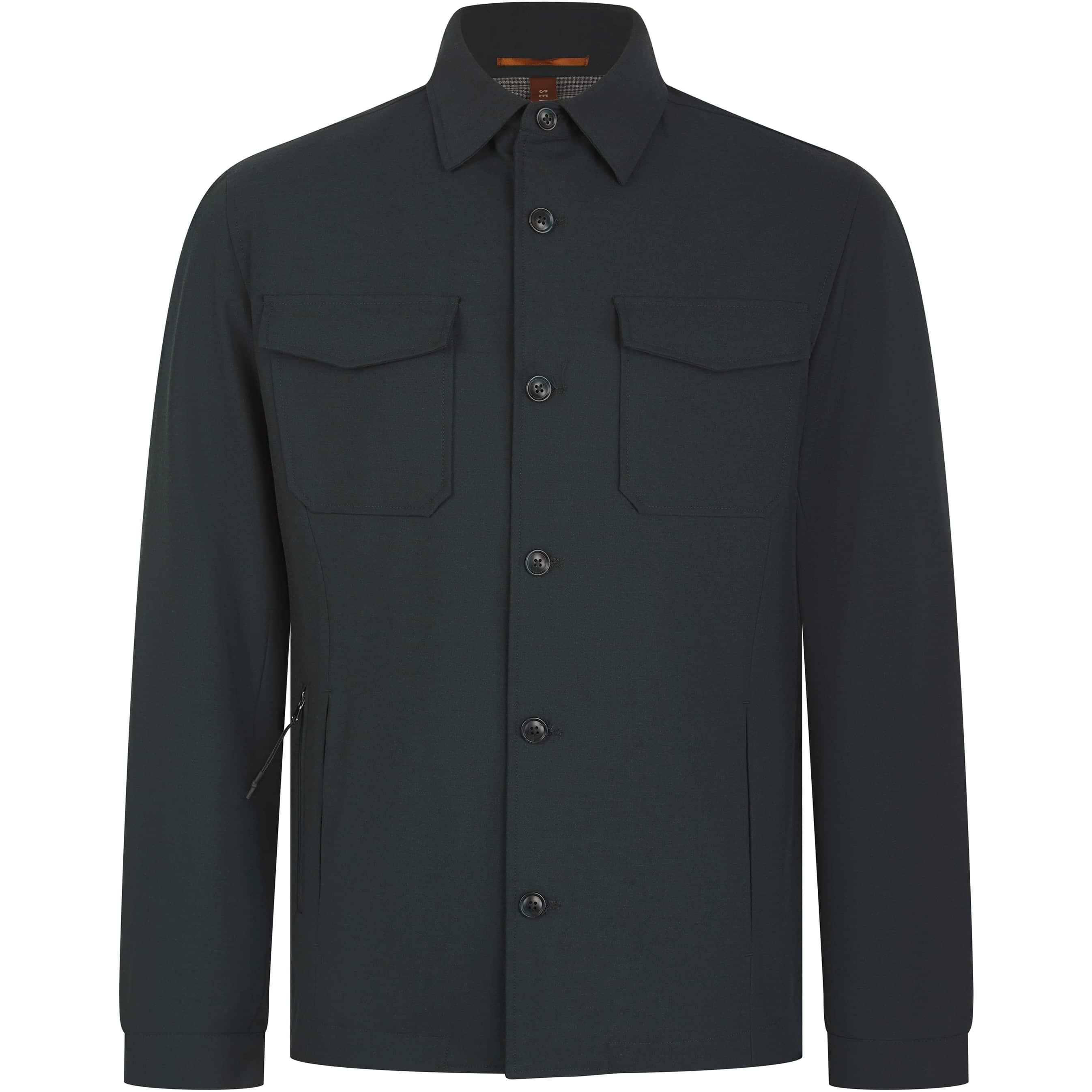 SEINSE QUILTED POCKET OVERSHIRT