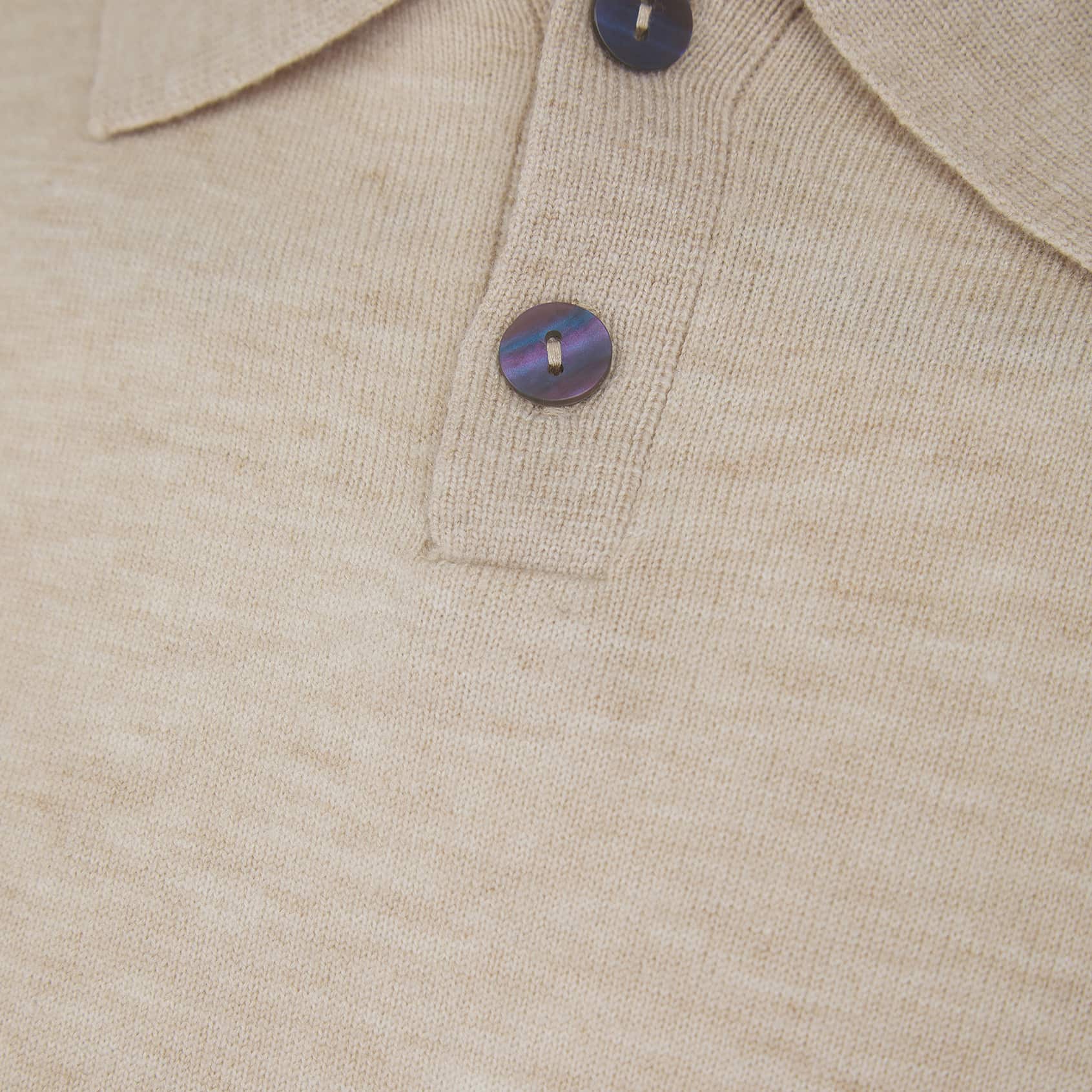 SEINSE SOFT TOUCH LONG SLEEVE KNIT POLO - Image 3