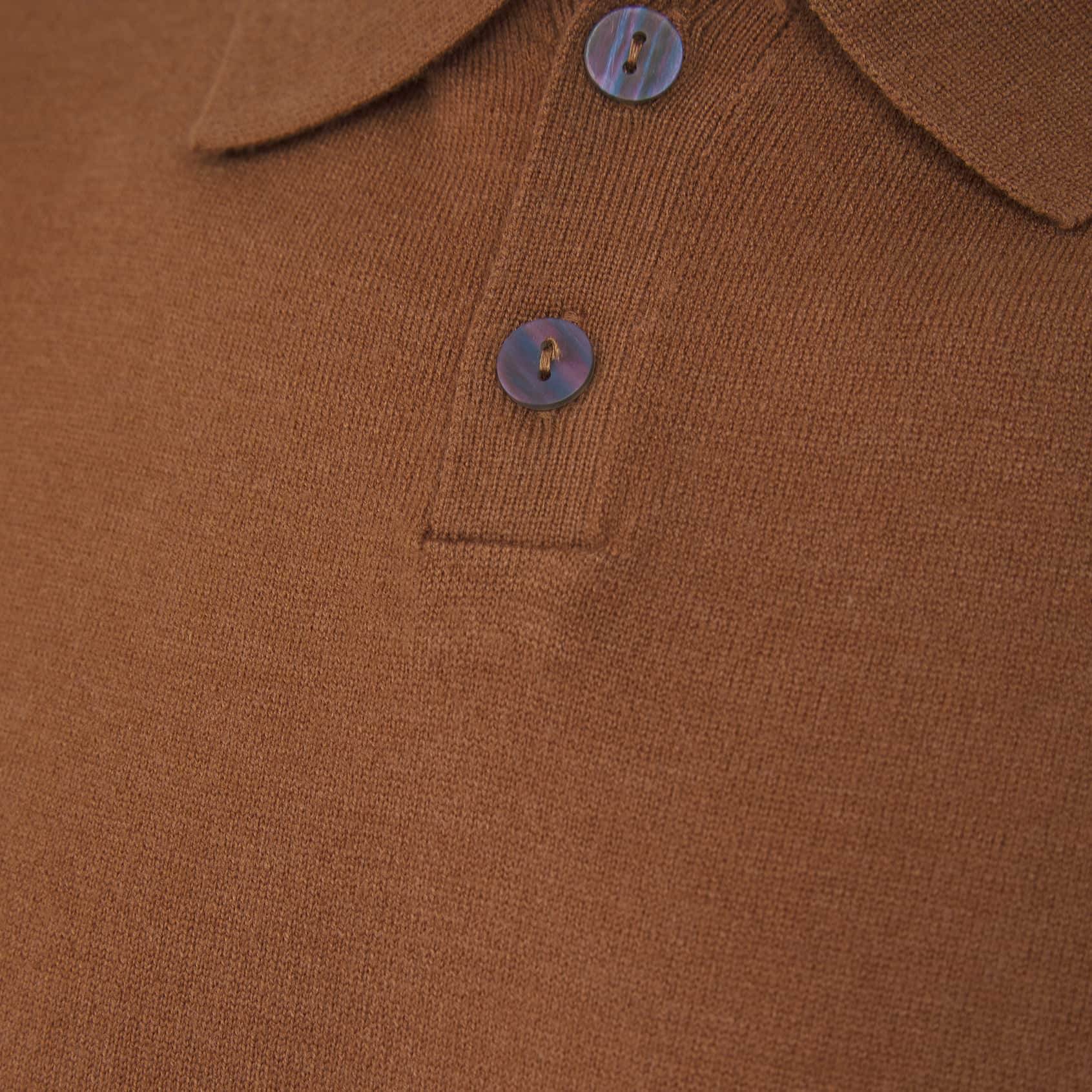 SEINSE SOFT TOUCH LONG SLEEVE KNIT POLO - Image 3