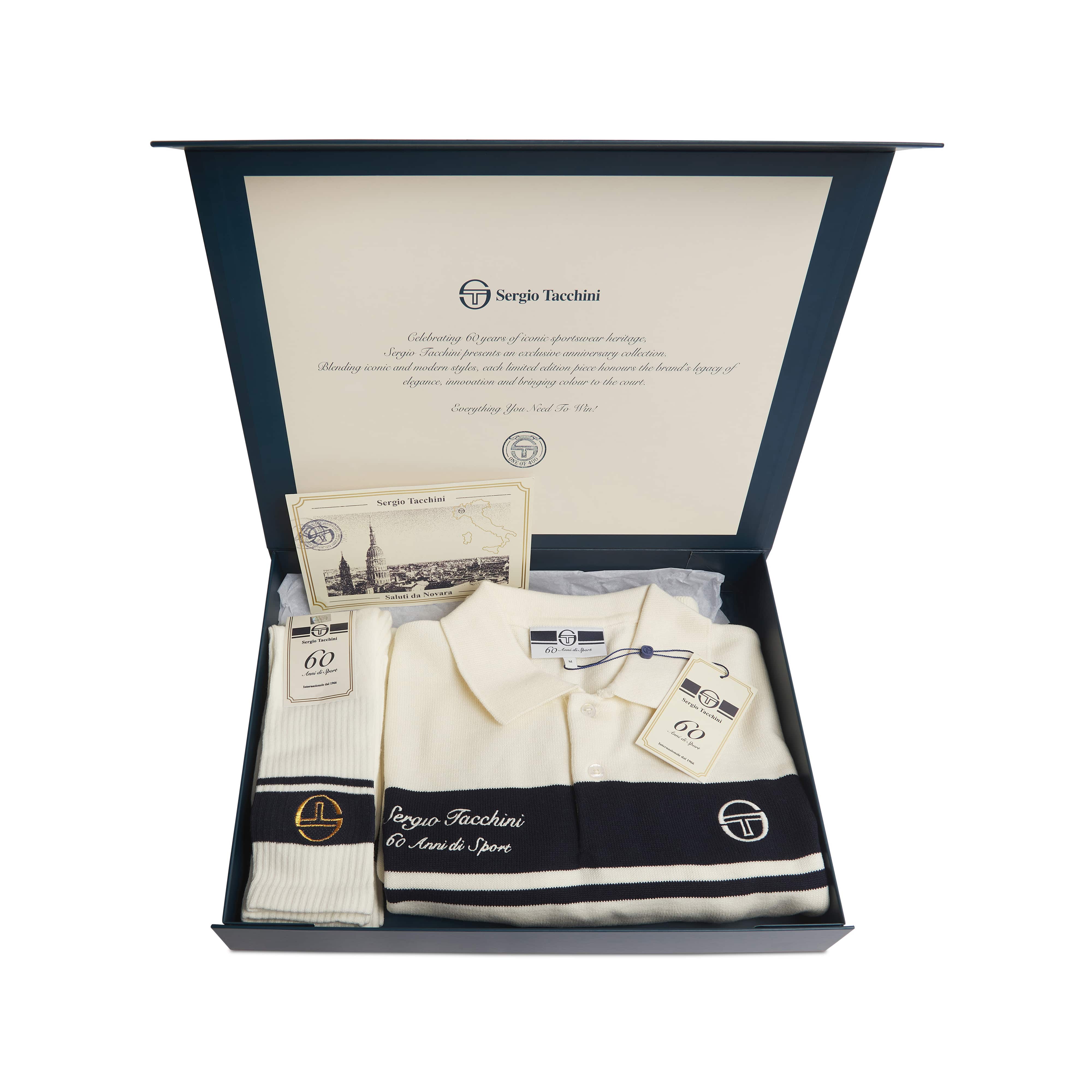 SERGIO TACCHINI 60TH ANNIVERSARY YOUNGLINE KNIT POLO