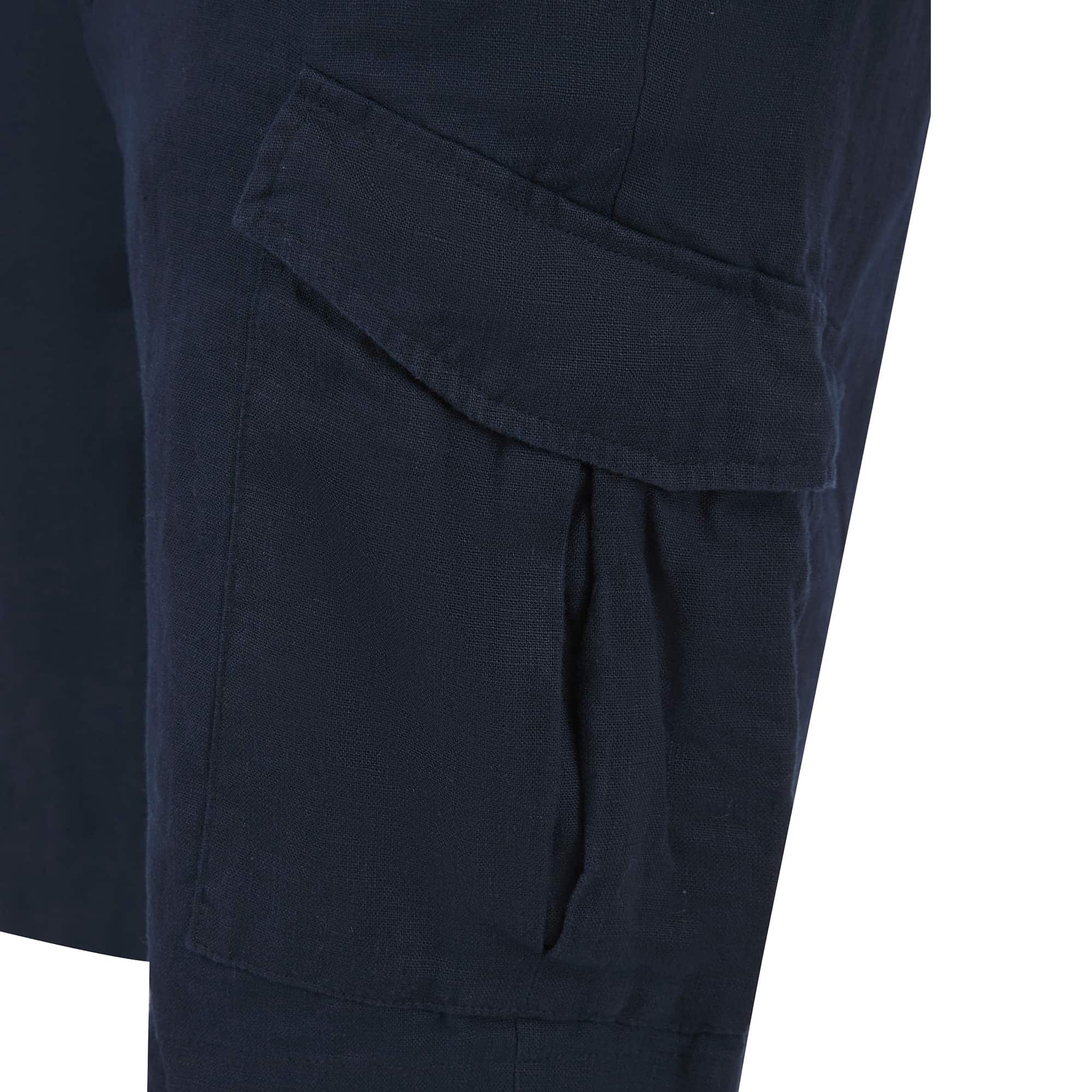 SSEINSE CARGO LINEN SHORTS - Image 3