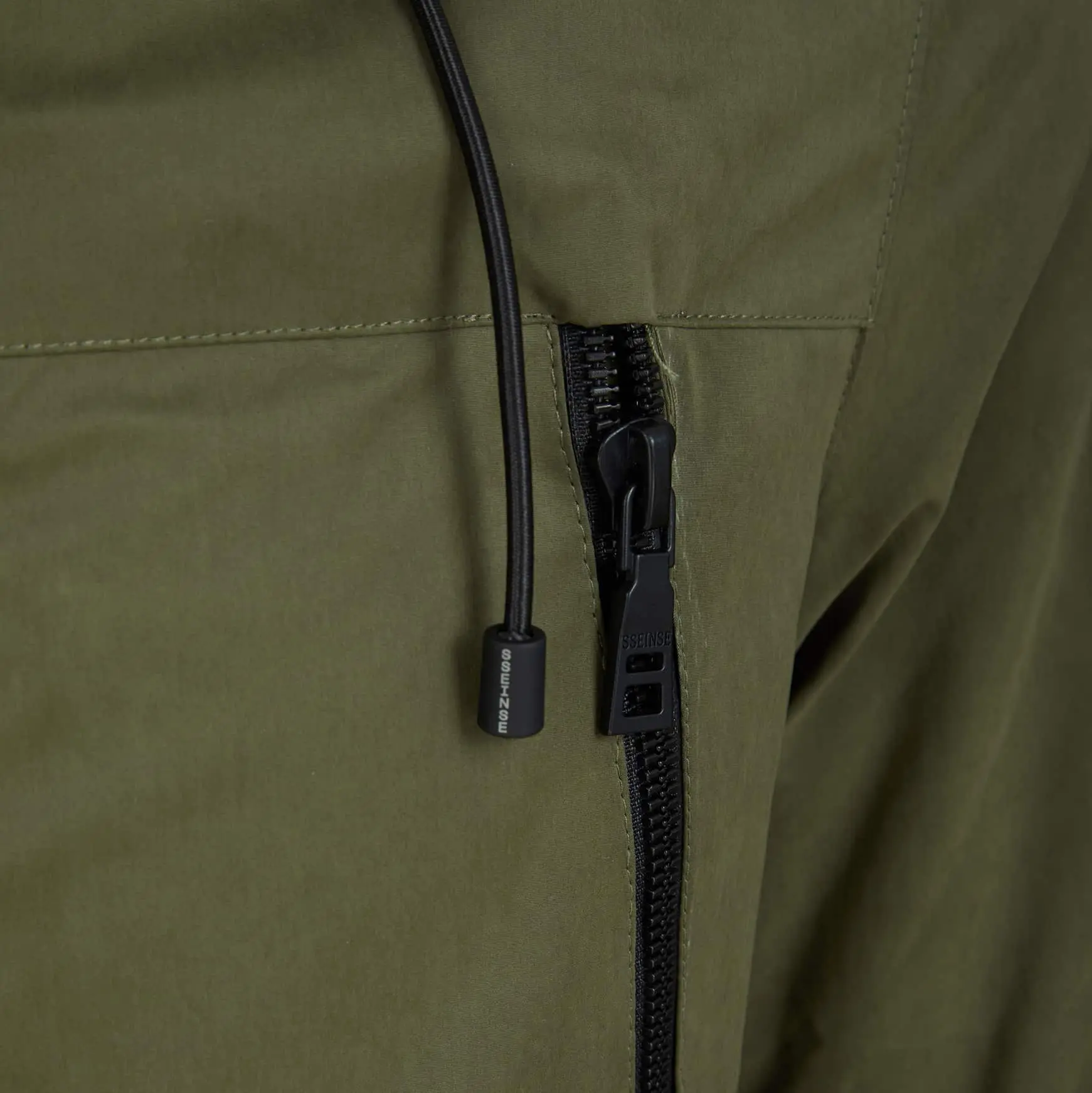 SSEINSE GIUBBINO LONG HOODED FITTED JACKET - Image 3
