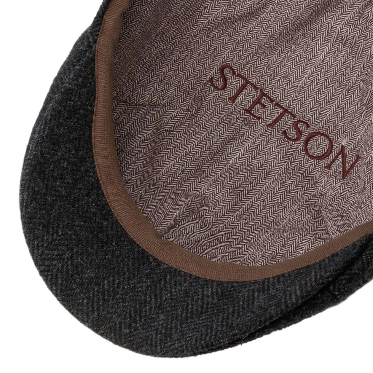STETSON TEXAS WOOL HERRINGBONE CAP - Image 3