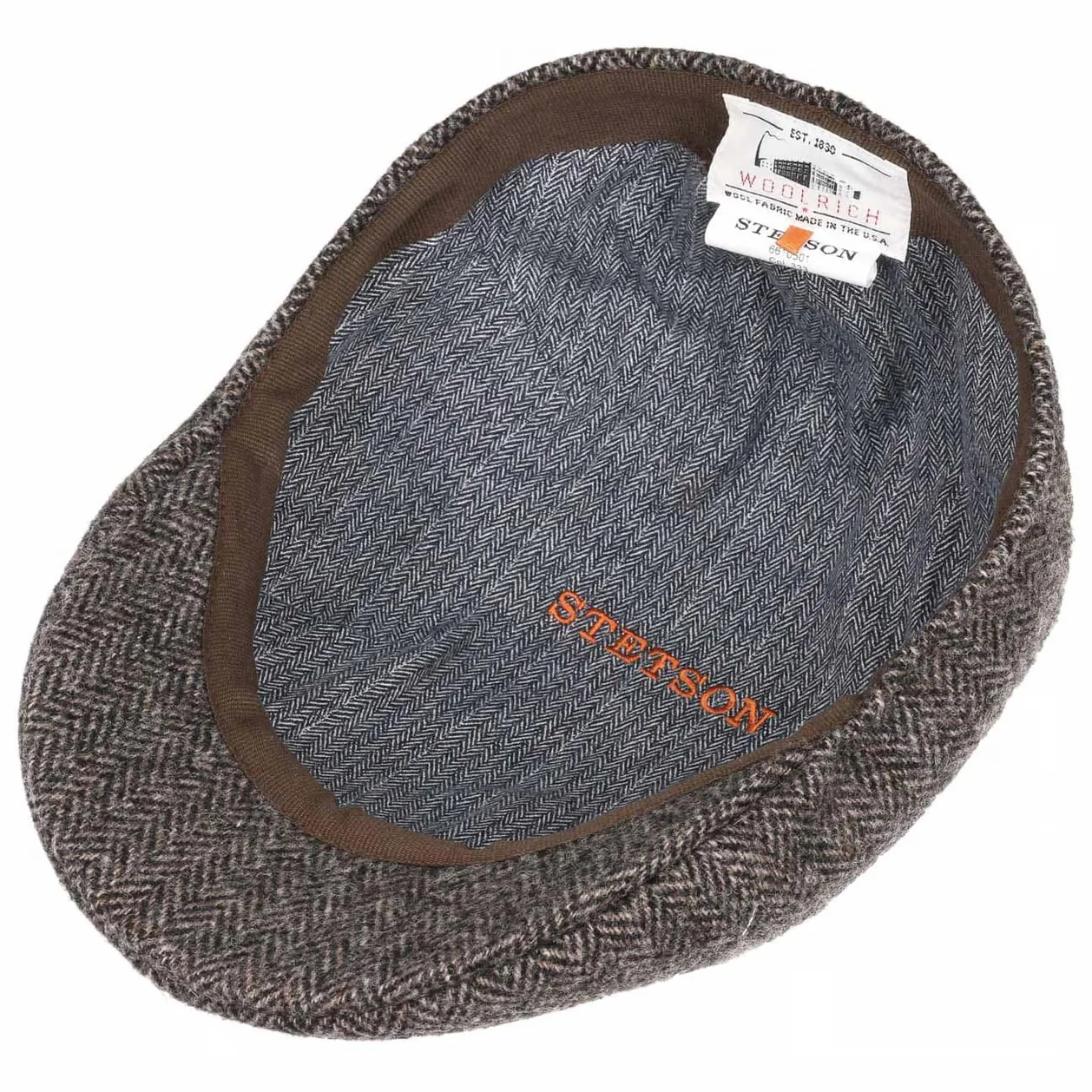 STETSON TEXAS WOOL HERRINGBONE CAP - Image 3