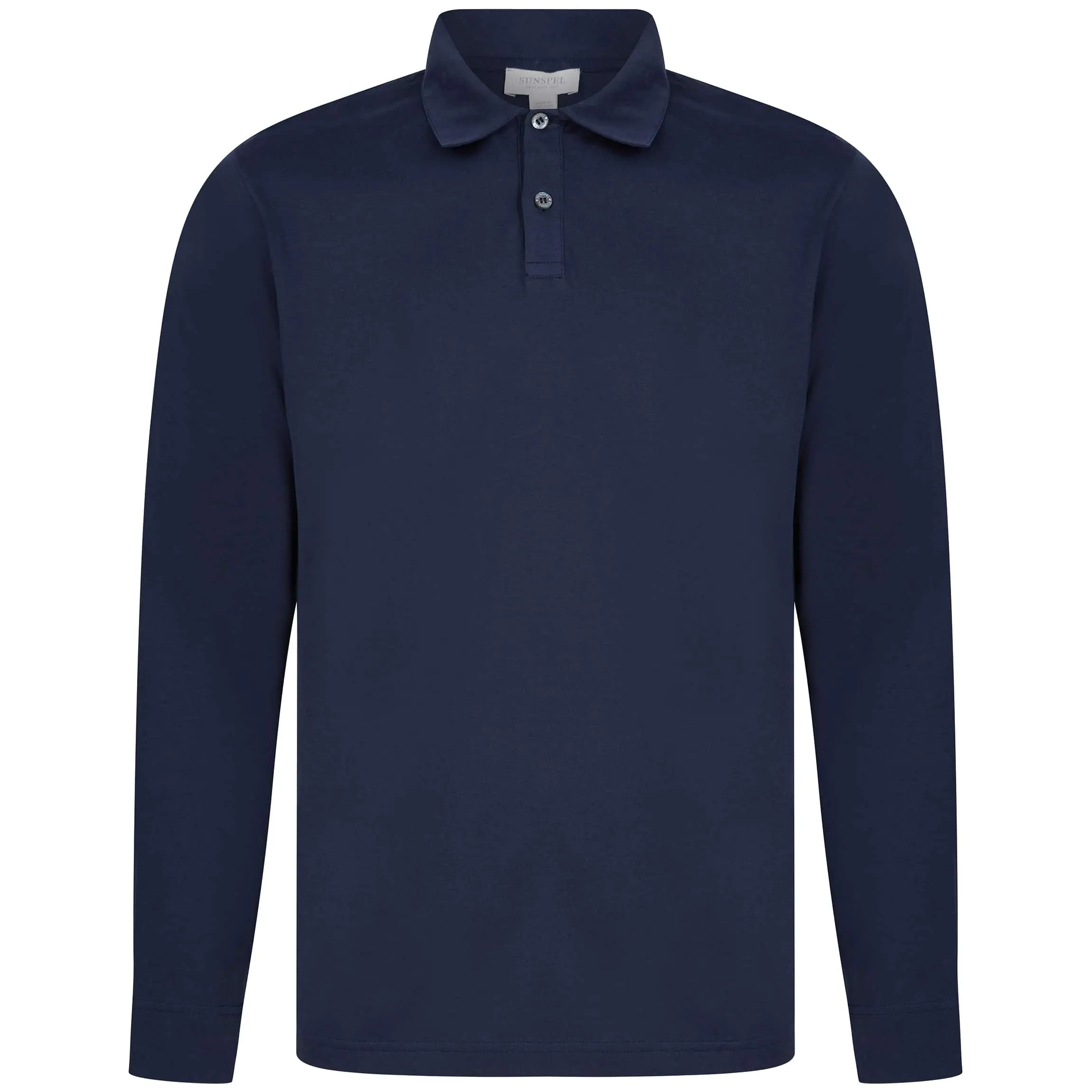 SUNSPEL JERSEY LONG SLEEVE POLO SHIRT