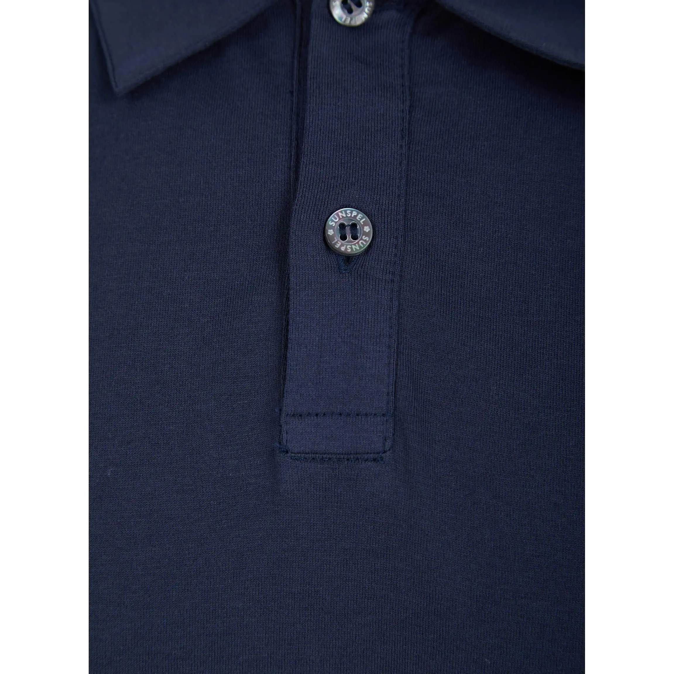 SUNSPEL JERSEY LONG SLEEVE POLO SHIRT - Image 3