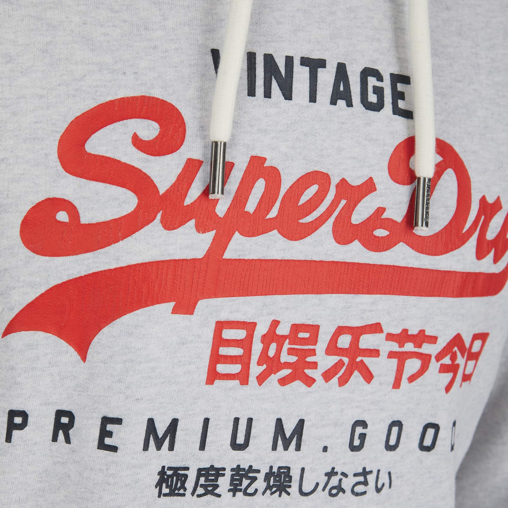 SUPERDRY DUO VINTAGE LOGO HOODIE - Image 3