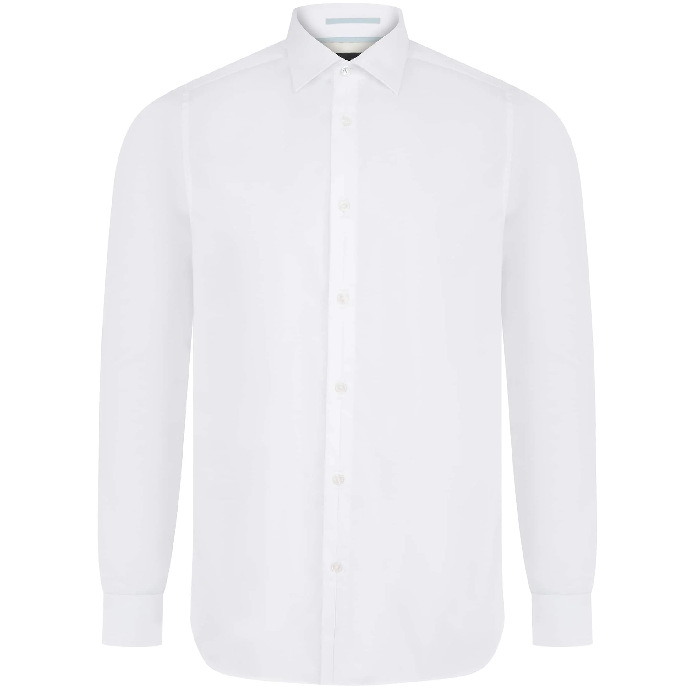 TED BAKER BELLOW SATIN STRETCH LONG SLEEVE SHIRT