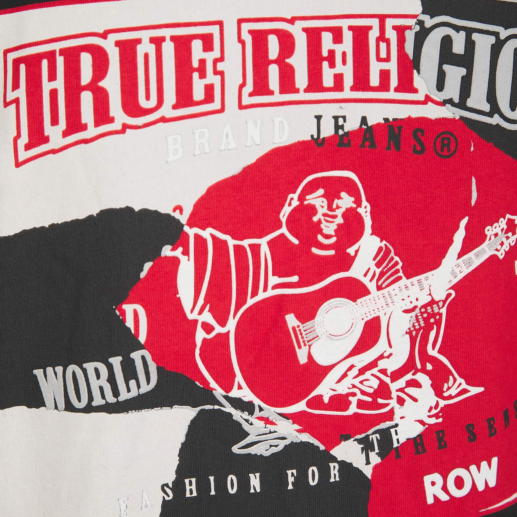 TRUE RELIGION TORN LOGO HEAVYWEIGHT T-SHIRT - Image 3