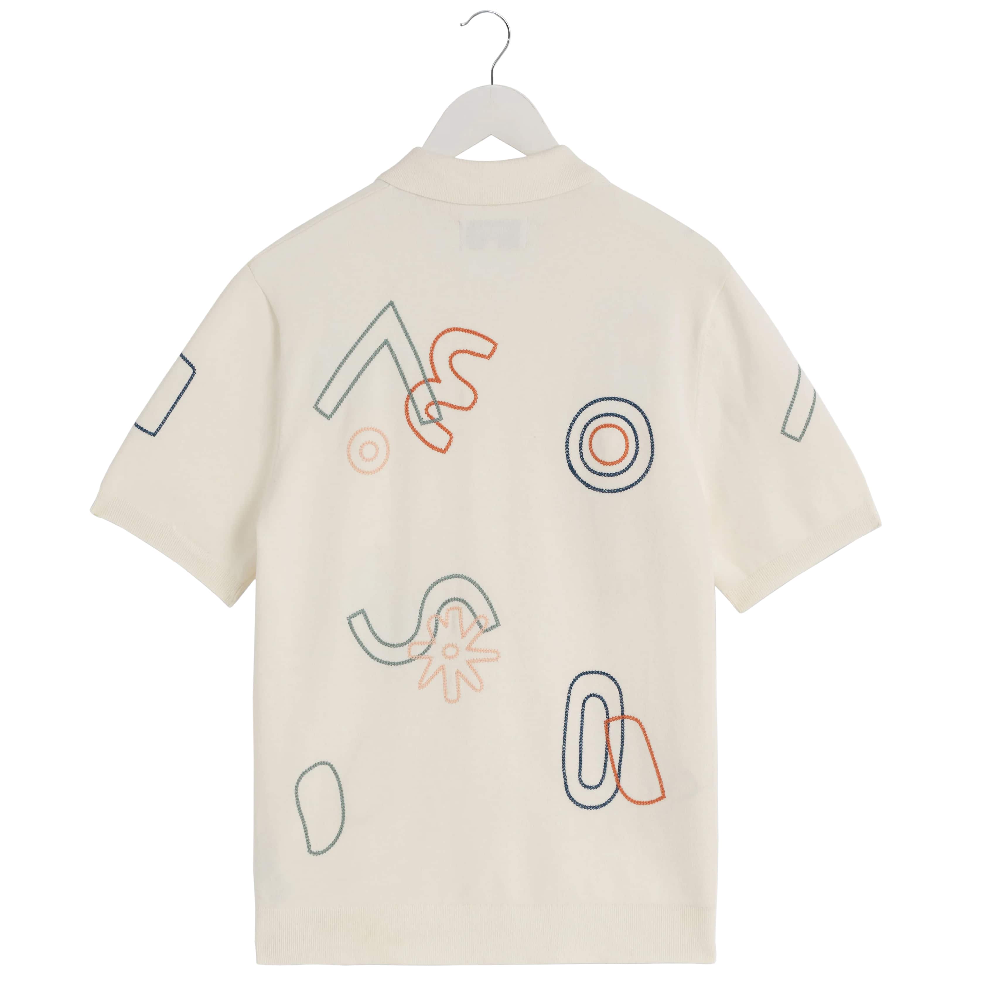 WAX LONDON TELLARO SHAPES EMBROIDERED SHIRT - Image 2